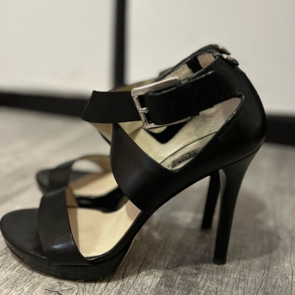 Michael Kors Black Strap Heels